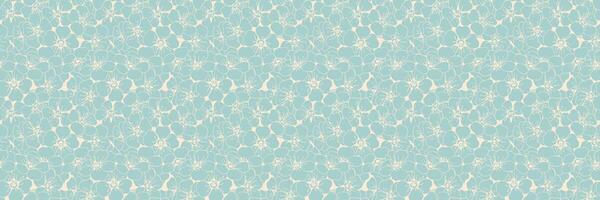 Elegant pale blue floral pattern. Perfect for textile design, wallpaper, website backgrounds, and stationery. Subtle yet sophisticated, this repeating motif evokes serenity and calm. vector