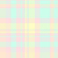 Pastel plaid pattern. Soft, dreamy design in pink, yellow, and mint green. Perfect for backgrounds, textiles, and springsummer projects. Evokes feelings of sweetness and gentle femininity. vector