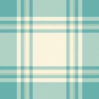 Elegant pastel teal and cream plaid pattern. Perfect for textile design, website backgrounds, or crafting projects. This subtle yet stylish texture evokes feelings of calm and sophistication. vector
