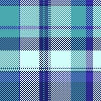 Cool teal and navy plaid pattern. Perfect for textile design, website backgrounds, or crafting projects. This refreshing, geometric design evokes feelings of calm and sophistication. vector