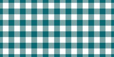 Store textile tartan fabric, stripe seamless background texture. Romantic check pattern plaid in cyan and white colors. vector