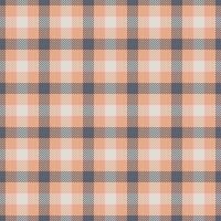 Seamless pastel peach and gray plaid pattern. Perfect for textile design, fashion, website backgrounds, or scrapbooking. Evokes a feeling of warmth, comfort, and rustic charm. vector