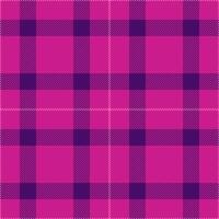 2024 seamless background check, window fabric pattern texture. Tradition plaid tartan textile in pink and violet colors. vector