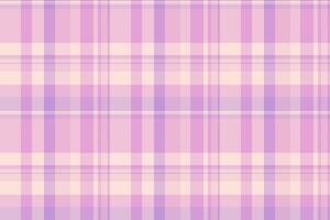 Line background texture textile, list check fabric plaid. Cowboy pattern seamless tartan in light and purple colors. vector