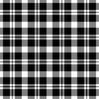 Stylish black and white plaid pattern. Perfect for textile design, website backgrounds, or adding a touch of classic elegance to any project. vector