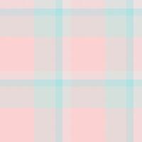 Up check textile, hippy seamless plaid pattern. Gentle background fabric texture tartan in light and spa blue colors. vector
