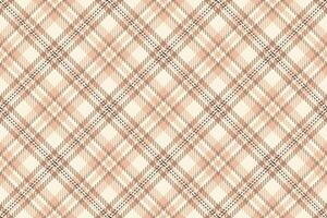 Elegant beige and brown diagonal plaid pattern. Perfect for textile design, wallpaper, packaging, or website backgrounds. This subtle yet sophisticated texture evokes feelings of warmth and comfort. vector