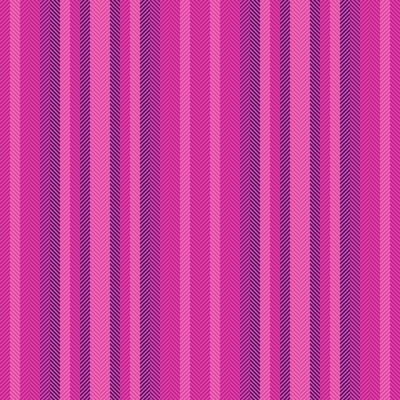 Sixties background seamless textile, classic fabric pattern lines. Manufacture texture stripe vertical in pink and violet colors.