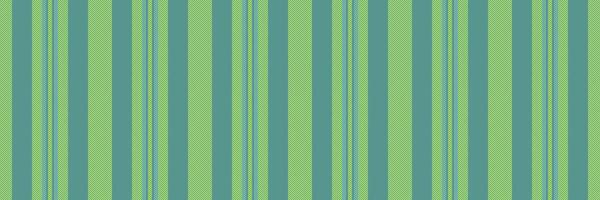 American textile stripe background, bold fabric vertical texture. Suit pattern seamless lines in teal and lime colors. vector