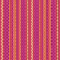 Valentines day vertical stripe , floor background textile lines. Identity fabric seamless texture pattern in pink and red colors. vector