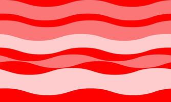 Abstract wavy stripes in vibrant red and pink shades. Perfect for backgrounds, website design, or textile prints. Evokes feelings of energy, movement, and playful design. vector