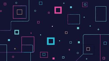 Neon Glow Shapes on a Dark Background with Futuristic and Modern Design vector