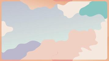 Soft and Tranquil Dreamy Pattern with Pastel Colors in a Fluid and Artistic Arrangement vector