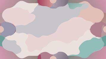 Dreamy Pastel Colored Pattern with Blended Soft Tones and Design for Digital Background vector