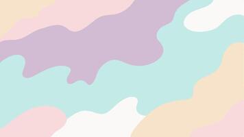 Dreamy Pastel Colored Pattern with Blended Soft Tones and Creative Design for Digital Background vector