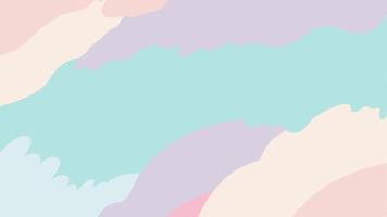 Soft Blended Pastel Colors in a Dreamy Pattern Creating and Artistic Background vector