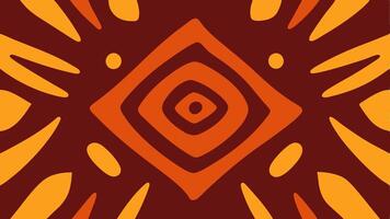 Abstract Tribal Inspired Pattern with Rough Texture for Designs vector