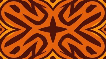 Abstract Tribal Inspired Pattern with Decorative and Designs vector