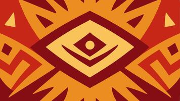 Abstract Tribal Inspired Pattern with Rough Texture for Decorative Fashion Designs vector