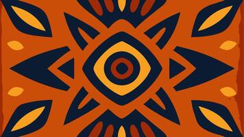 Abstract Tribal Inspired Pattern with Rough Texture for Decorative and Fashion Designs vector