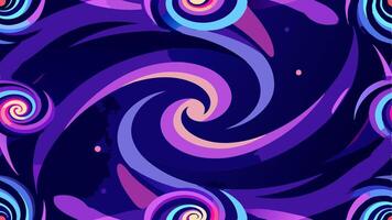 Modern Abstract Pattern Inspired by Cosmic Waves in a Futuristic Style vector