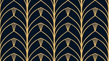 Seamless Art Deco Inspired Pattern with Elegant Geometric Design Luxury and Modern Backgrounds vector