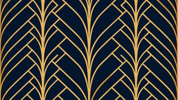 Seamless Art Deco Inspired Pattern with Elegant Geometric Design for Luxury vector