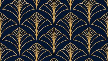 Seamless Art Deco Inspired Pattern with Elegant Geometric Design for Luxury and Modern vector