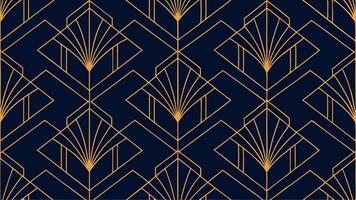 Seamless Art Deco Inspired Pattern with Elegant Geometric Design for Luxury and Modern Backgrounds vector