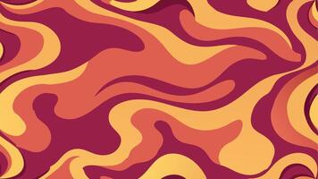 Seamless Abstract Pattern with Fluid Wavy Shapes for Backgrounds and Design Projects vector