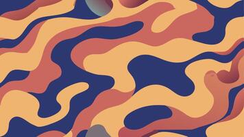 Seamless Abstract Pattern with Fluid Wavy Shapes for Modern Backgrounds and Projects vector