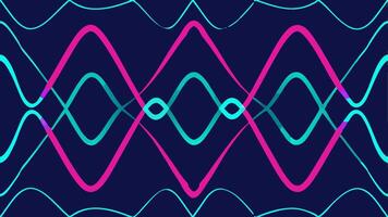 Futuristic Waveform Pattern with Neon Colored Design Creating an Abstract and Dynamic Visual vector