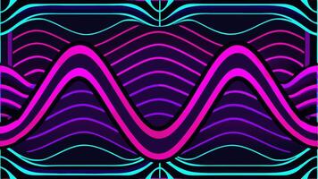 Futuristic Waveform Pattern with Neon Colored Design Creating an Abstract and Dynamic Visual Experience vector