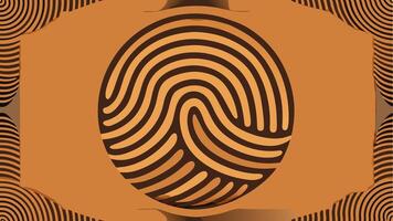 Hand Drawn Line Pattern Resembling a Finger Design Inspiration vector