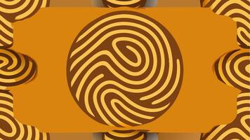 Hand Drawn Line Pattern Resembling a Finger Creative Inspiration vector