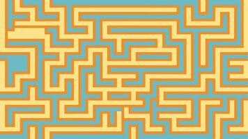 Maze Like Seamless Pattern Design with Interconnecting Lines and Modern Geometric vector