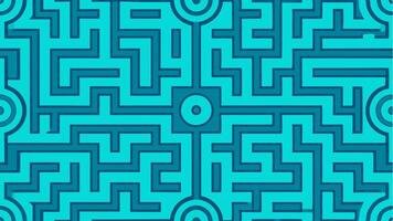 Maze Like Seamless Pattern Design with Interconnecting Lines and Modern Geometric Style vector