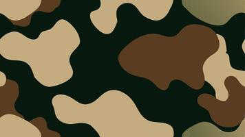 Seamless Camouflage Pattern Design in Modern Military Style vector