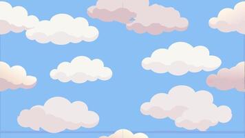 Cloud Inspired Seamless Pattern Design for Modern and Fashion Applications vector