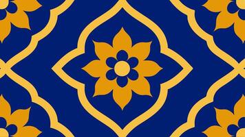 Moroccan Style Tile Pattern with Seamless Repeating Design for Home vector