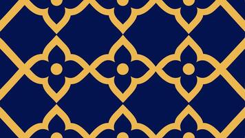 Moroccan Style Tile Pattern with Seamless Repeating Design Home and Interior Decor vector