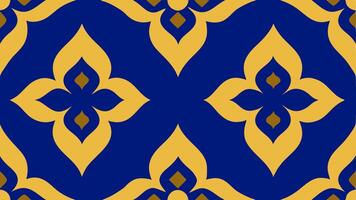 Moroccan Style Tile Pattern with Seamless Repeating Design Home Interior vector