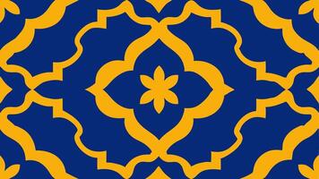 Moroccan Style Tile Pattern with Seamless Repeating Design for Home Interior Decor vector