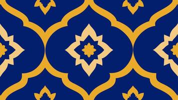 Moroccan Style Tile Pattern with Seamless Repeating Design for Home and Interior Decor vector