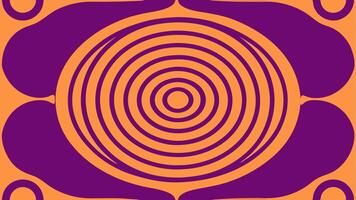 Minimalist Line Art Pattern with Concentric Shapes in a Modern Abstract Design vector