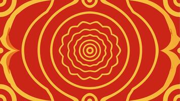 Minimalist Line Art Pattern with Concentric Shapes in a Abstract Design vector