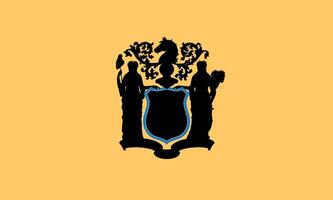 Flag of New Jersey vector