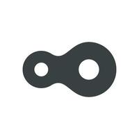 Chain Loop Logo Template Illustration Design. EPS 10. vector