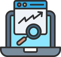 Search engine optimization icon vector