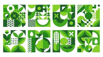 Environment ecology background abstract pattern vector